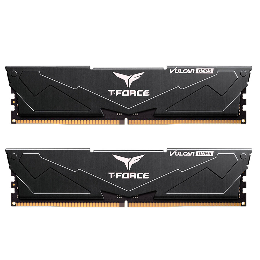 TeamGroup T-Force Vulcan 16GB ( 2 X 8GB) DDR5 5600MT/s Desktop UDIMM RAM Kit - Black