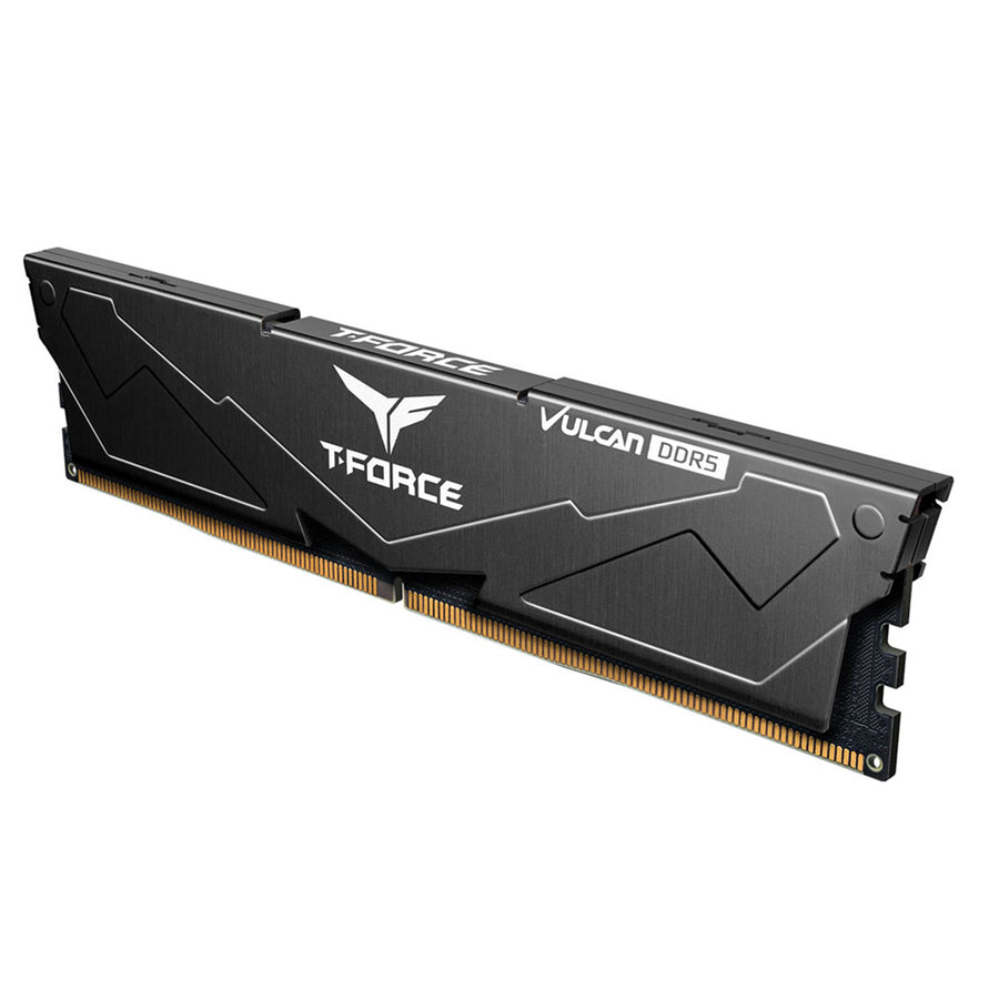 TeamGroup T-Force Vulcan 16GB ( 2 X 8GB) DDR5 5600MT/s Desktop UDIMM RAM Kit - Black