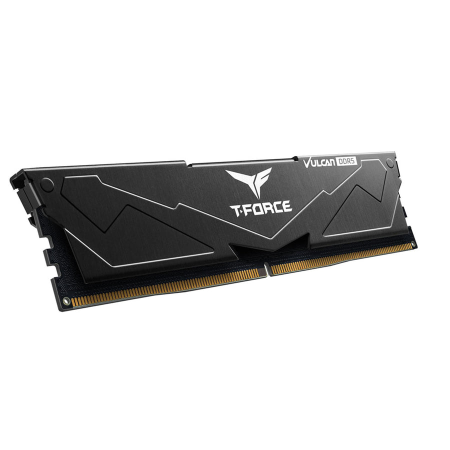 TeamGroup T-Force Vulcan 16GB ( 2 X 8GB) DDR5 5600MT/s Desktop UDIMM RAM Kit - Black