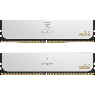 TeamGroup T-CREATE EXPERT  32GB ( 2 X 16GB) DDR5 6000MT/s Desktop UDIMM RAM Kit - White