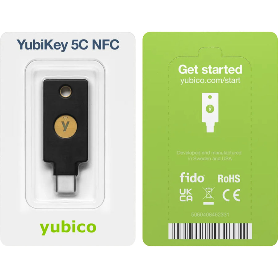 Yubico Yubikey 5C NFC - USB-C 2FA V5C - v5.7 - 5060408462331