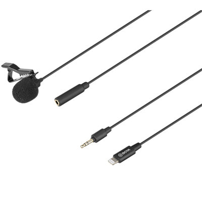 Boya BY-M2 Clip-on Lavalier Microphone for Apple  iOS devices