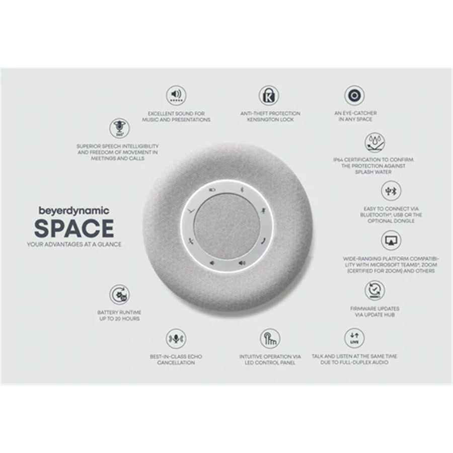 728594 - BEYERDYNAMIC SPACE SPEAKER CHARCOAL