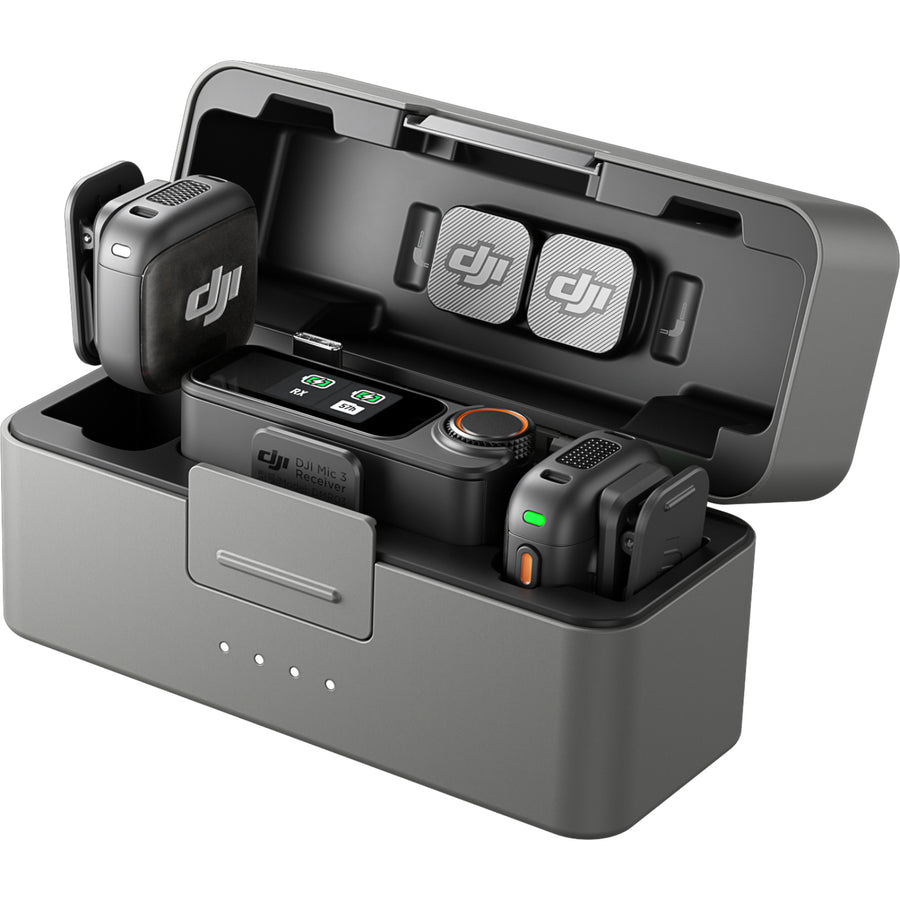 CP-RN-00000480 - DJI Mic 3 (2 TX + 1 RX + Charging Case)