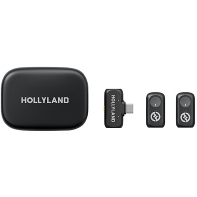 Hollyland LARK A1 Duo (USB-C) (Space Gray, with USB-C RX + Charging Case)