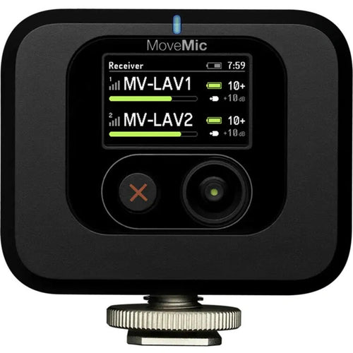 Shure MV88+W-KIT-Z6 Movemic Two Dual-Channel Wireless Lavalier Microphone System With Receiver