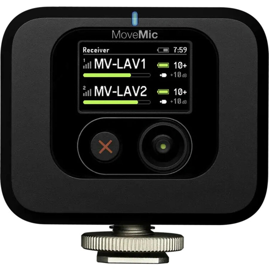 Shure MV88+W-KIT-Z6 Movemic Two Dual-Channel Wireless Lavalier Microphone System With Receiver