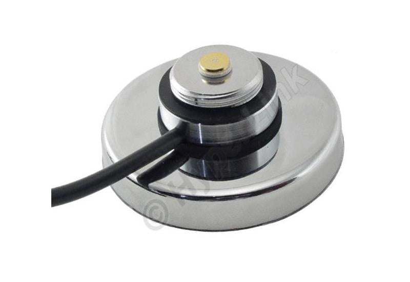 MNT-05 - L-com NMO-Series Chrome Mobile Magnetic Mount with 3m LLC195 and SMA Male Connector