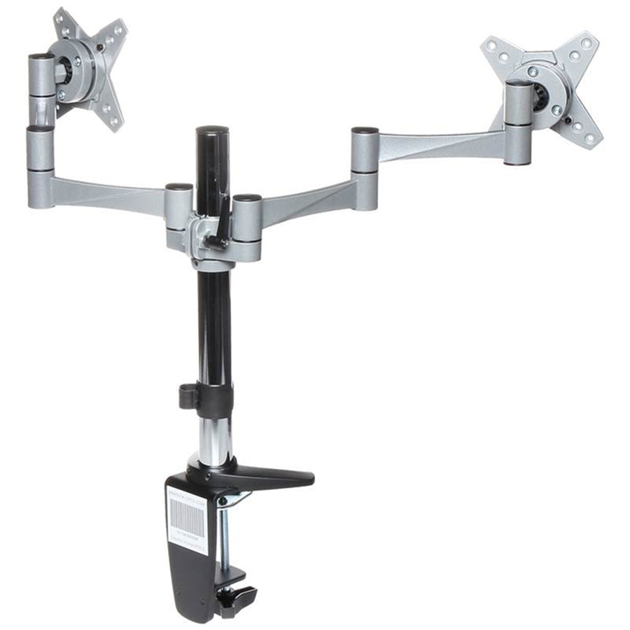 Bracom BT-LDT02-C024 – Eleganter Doppel-Monitorarm aus Aluminium für 13"-27"