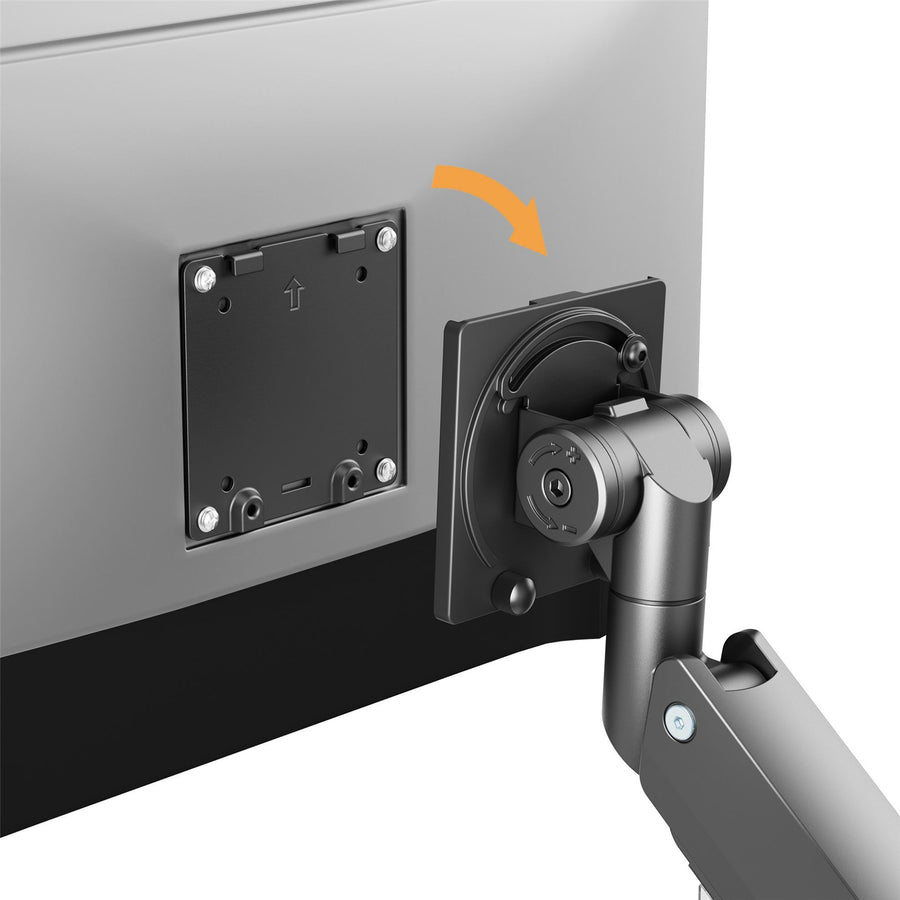 BRATECK LDT80-C012 - 17-57'' Heavy-Duty Gas Spring Single Monitor Mount Arm Bracket