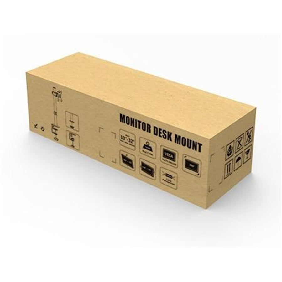 Bracom Economy Dual Monitor Steel Monitor Arm 13’’-32’’