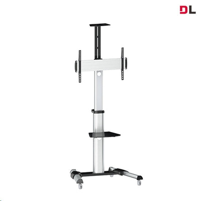 BRATECK 37''-70'' Telescopic Manual Height Adjust TV Cart Max 50Kg VESA support up to 600x400