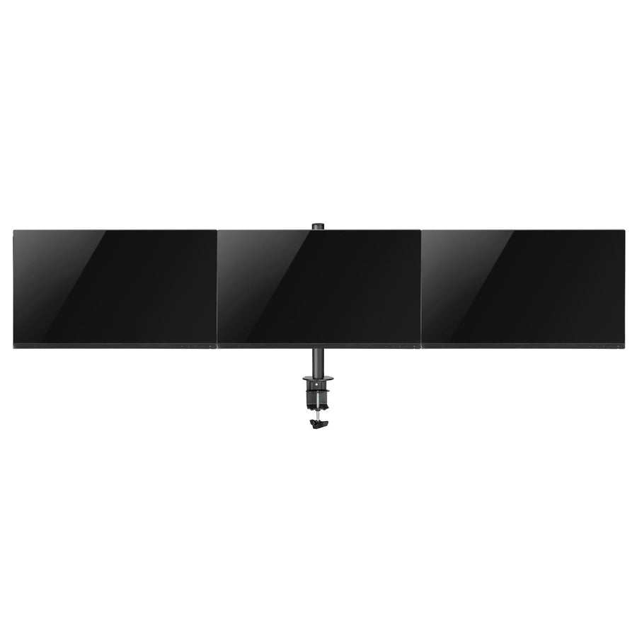BRATECK LDT12-C034N – 13-27 Zoll Dreifach-Monitor Economy-Tischhalterung abnehmbare VESA max. 7 kg pro Monitor
