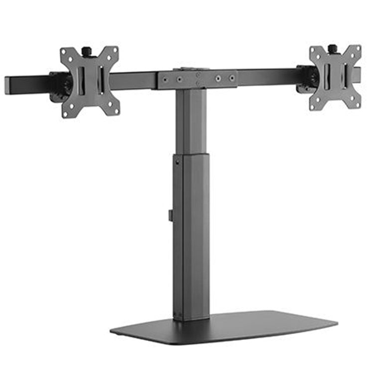 BRATECK LDT22-T02 - 17''-27'' Dual Screen Vertical Lift Monitor Stand Gas Spring Switch