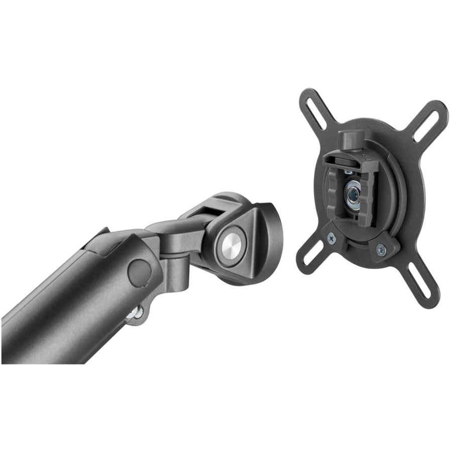 BRATECK LDT49-C024-SG - 17-32'' Dual Premium Slim Aluminium Spring-Assisted Desk Mount Monitor Arm.