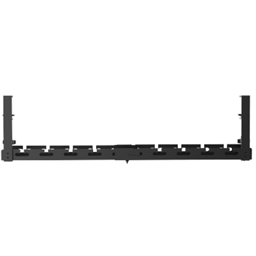 BRATECK CC11-10-2 - Extendable Clamp-On Under Desk Cable Management Tray Clamp Mounting