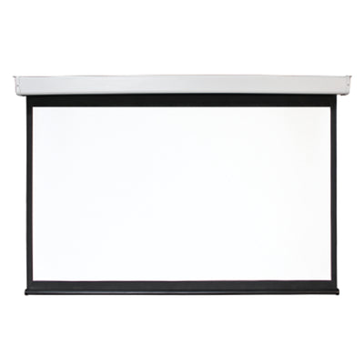Brateck ESAA135 130" 16:9 Electric Projector Screen with Remote. 160 Viewing Angle, 4-SideBlackMasking Borders, Cleanable Screen Material, Silent Tubular Motor, 1.0 Gain, View Size 3x1