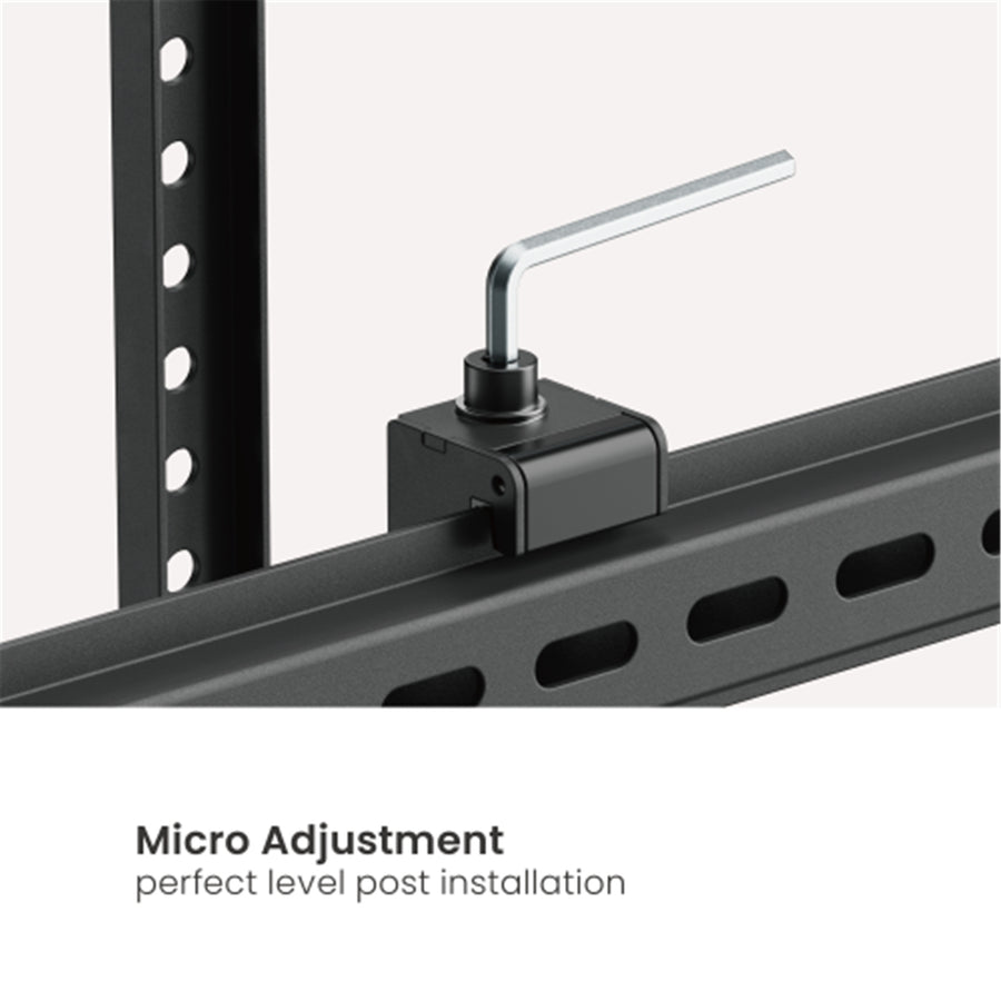 Brateck LP80-610T  55  -105" Tilt Heavy-Duty TVWall Mount Bracket with Anti-Theft LockingHole(Padlock NOT Included) Automatic Spring Locks with Quick Release Cords, Max Weight 80Kgs, VESA Support Up to 1000x602