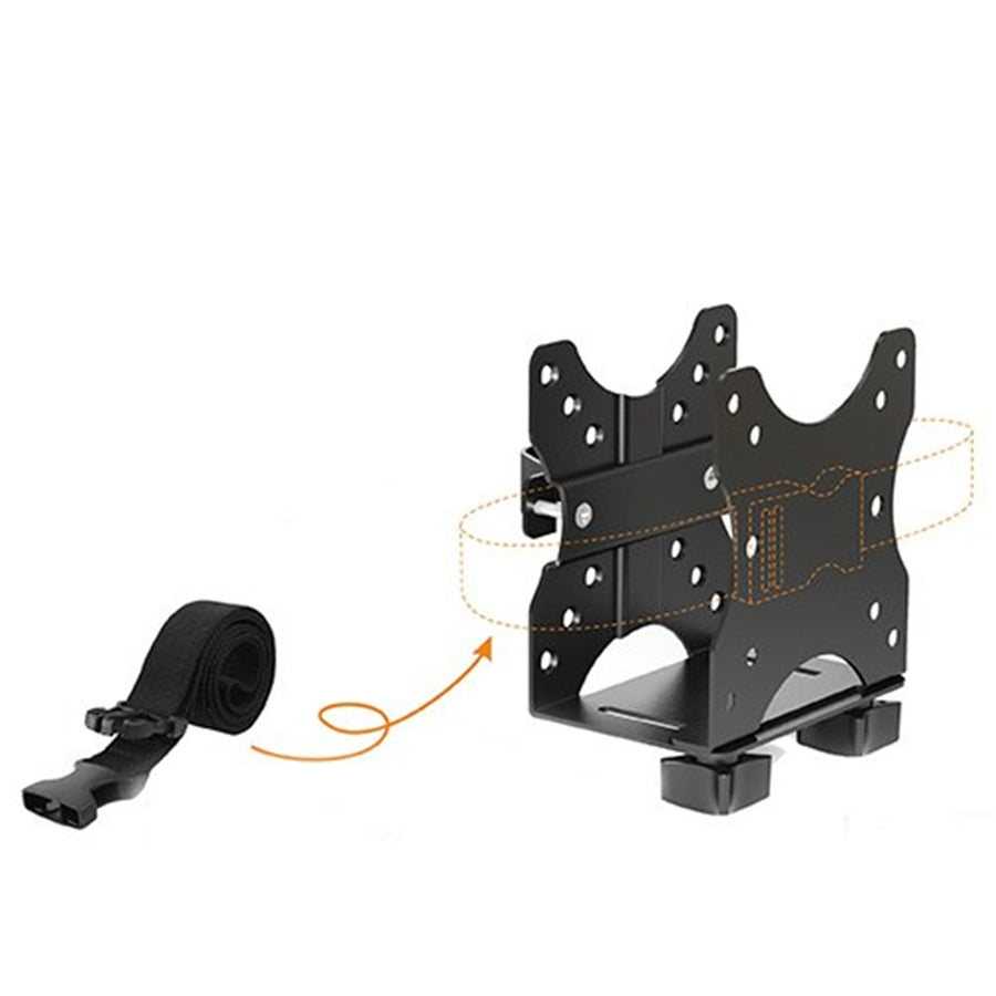 BRATECK CPB-1 - Multifunctional Thin Client Holder Perfect for Intel NUC the Mac Mini & Most Small CPUs