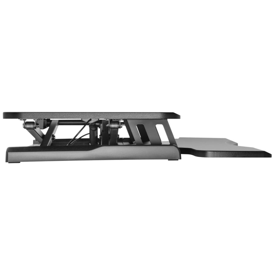 BRATECK DWS28-02NBLK - Gas-Spring Scissor Lift Desktop Sit-Stand Workstation Height Adjustable 110-505mm