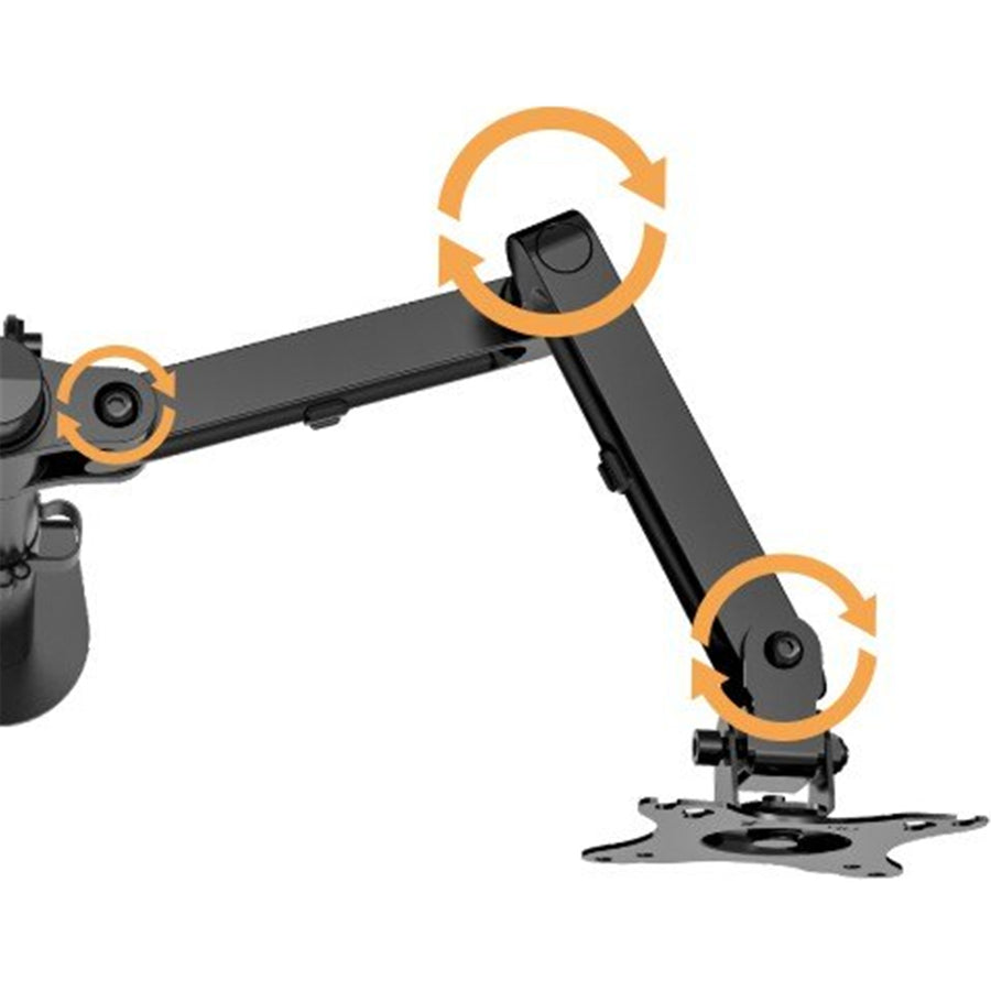 BRATECK LDT30-C012 - 17-32'' Single Monitor Desk Articulating Mount Arm Bracket Free-Tilting Design Clamp