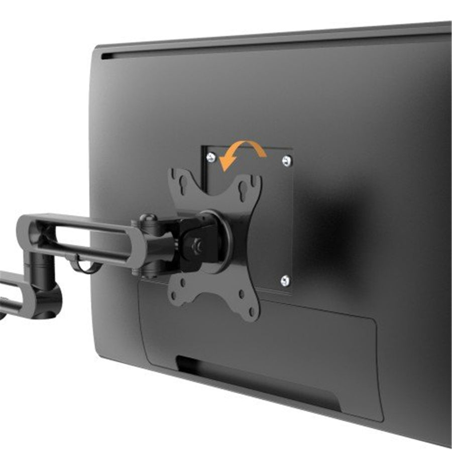 BRATECK LDT30-C012 - 17-32'' Single Monitor Desk Articulating Mount Arm Bracket Free-Tilting Design Clamp