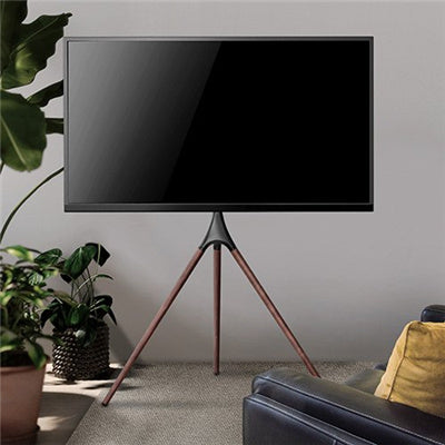 BRATECK FS12-46F - 45-65'' Artistic Easel Studio TV Floor Stand Includes Anti-slip Rubber Pads. Weight