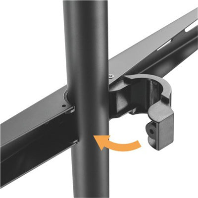 BRATECK FS12-46F - 45-65'' Artistic Easel Studio TV Floor Stand Includes Anti-slip Rubber Pads. Weight
