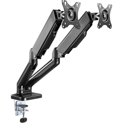 BRATECK LDT46-C024 – Eleganter Dual-Monitorarm für 17"-32" Monitore mit Gegengewicht, max. Traglast bis zu 9 kg pro Arm.