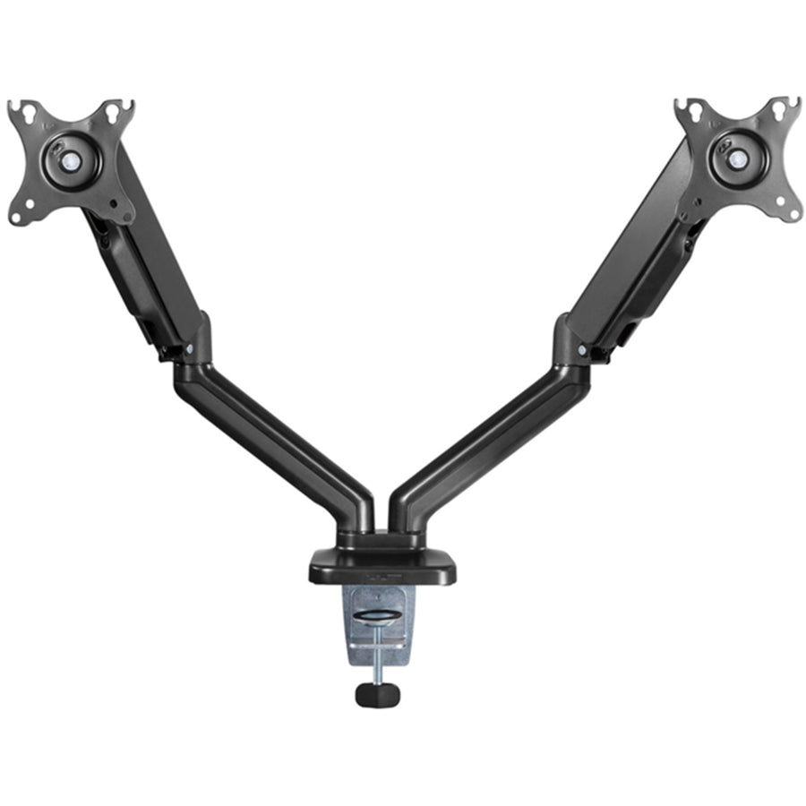 BRATECK LDT46-C024 – Eleganter Dual-Monitorarm für 17"-32" Monitore mit Gegengewicht, max. Traglast bis zu 9 kg pro Arm.