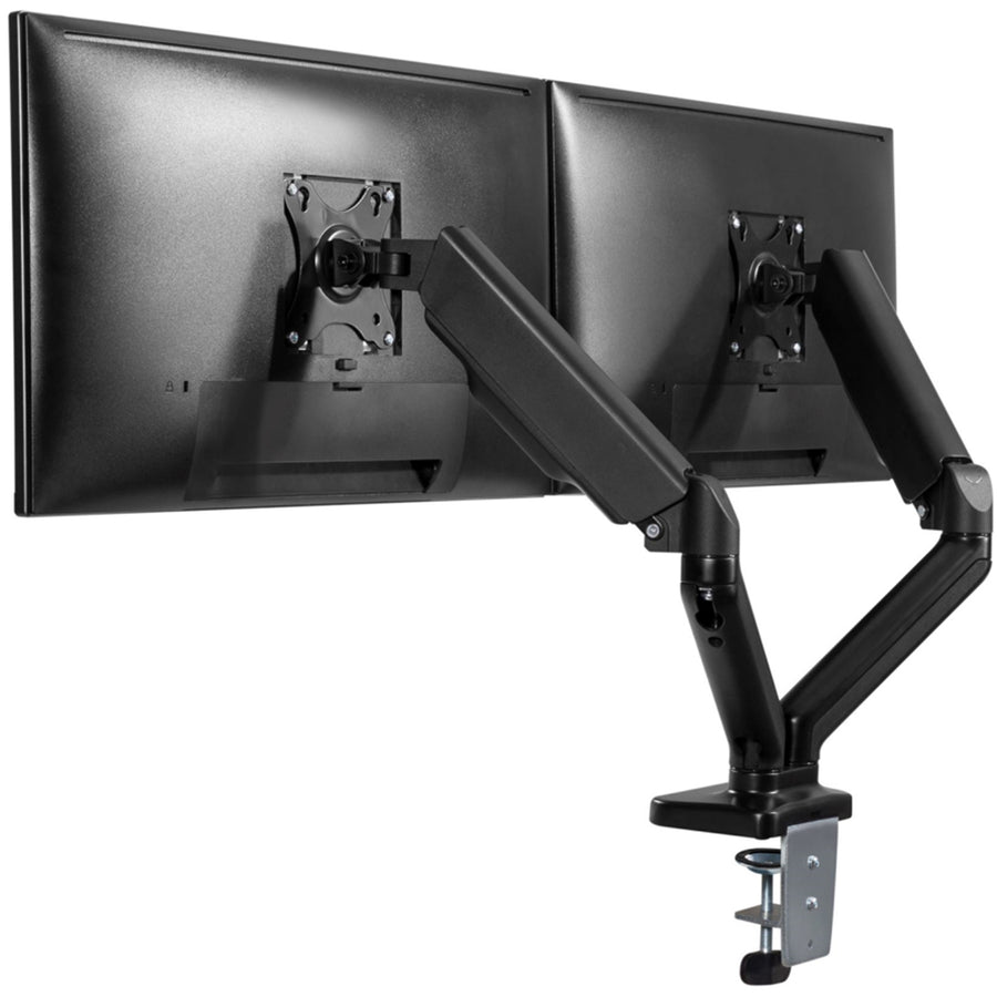 BRATECK LDT46-C024 – Eleganter Dual-Monitorarm für 17"-32" Monitore mit Gegengewicht, max. Traglast bis zu 9 kg pro Arm.