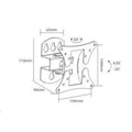 Brateck LCD-501 LCD Wall Mount Bracket Vesa 50/75/100mm up to 23" — image 2