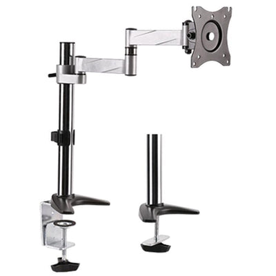 BRATECK LDT11-C012 - 13-27'' Einzelmonitor-Tischhalterung Max. Belastung 8kg Rotieren Ausziehen Neigen Schwenken. Max. Arm