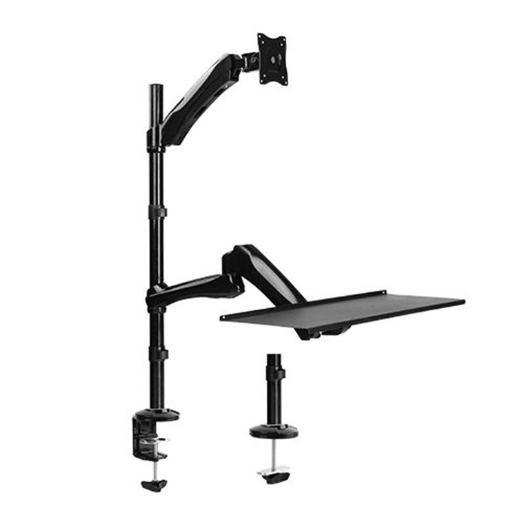 Single Monitor Sit-Stand Workstation. Fit for most 13"-27" LCD monitors and screens