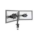 Bracom LDT06-C02 Outstanding Dual LCD Desk Mounts with Desk Clamp VESA 75/100mm Up to 27" Micro-adjustment Articulating Multi-screen Desk Mount — image 1