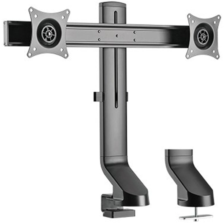 BRATECK LDT21-C02 - 17-27'' Dual monitor desk mount Sit/Stand workstation Compatible. Max load 7Kgs.