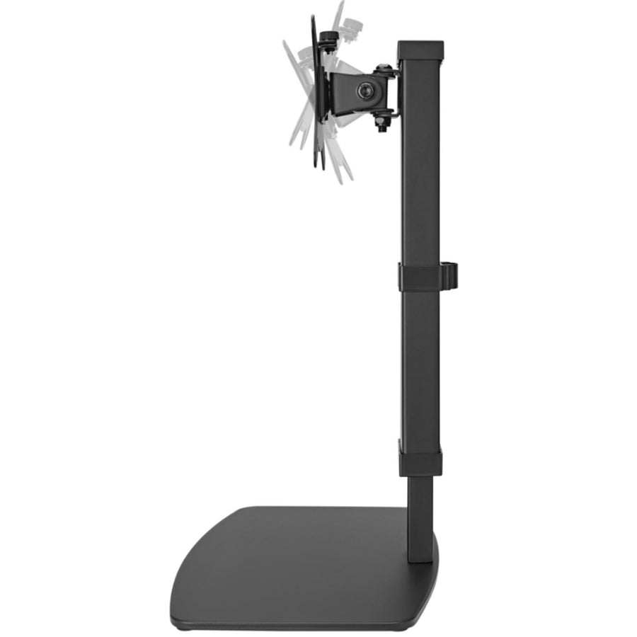 Brateck LDT67-T01.BLK 17"-32" Single Screen Vertical Lift SteelMonitorStand.10 View Height Settings, Free Tillt Design. Non-Skid Silicone Base Pads. Cable Management. 360  Rotary Slide-in VESA Plate. Black