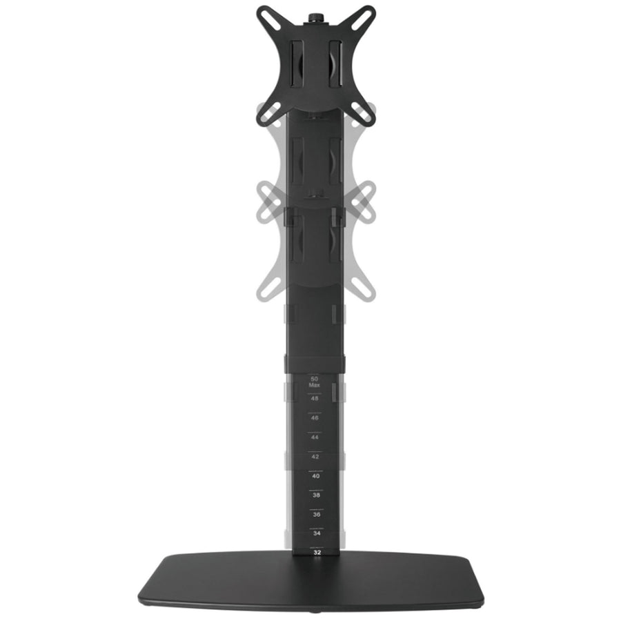 Brateck LDT67-T01.BLK 17"-32" Single Screen Vertical Lift SteelMonitorStand.10 View Height Settings, Free Tillt Design. Non-Skid Silicone Base Pads. Cable Management. 360  Rotary Slide-in VESA Plate. Black