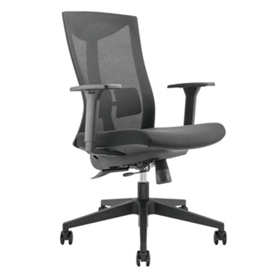 BRATECK CH05-7 - Office Chair w/ Ergonomic & Breathable Mesh Pneumatic Seat-Height Adjust