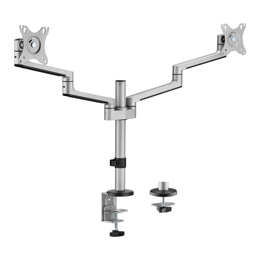 BRATECK LDT72-C024 - 17''-32'' Dual Arm Premium Articulating Monitor Mount Arm Extension 447mm