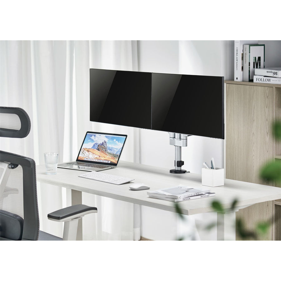 BRATECK LDT72-C024 - 17''-32'' Dual Arm Premium Articulating Monitor Mount Arm Extension 447mm