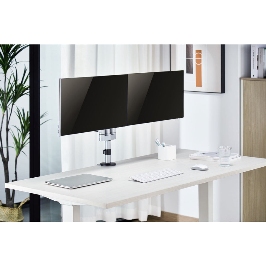 BRATECK LDT72-C024 - 17''-32'' Dual Arm Premium Articulating Monitor Mount Arm Extension 447mm