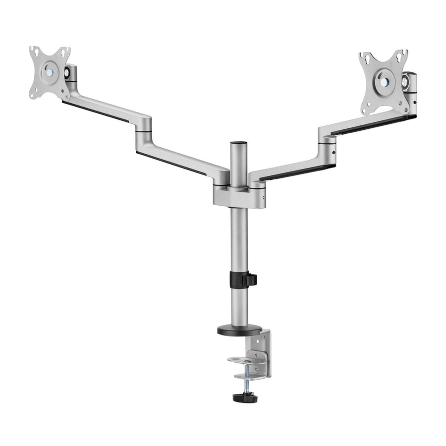 BRATECK LDT72-C024 - 17''-32'' Dual Arm Premium Articulating Monitor Mount Arm Extension 447mm