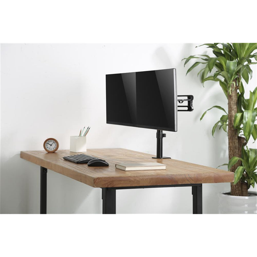 BRATECK LDT30-C024 - 17-32'' Dual Monitor Desk Articulating Mount Arm Bracket Free-Tilting Design