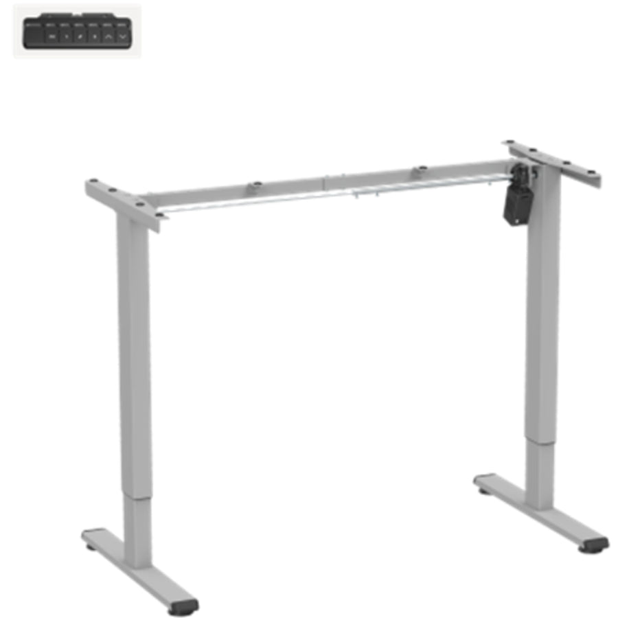 BRATECK S11-22RE-R - Eco Ergonomic Office Electric Sit-Stand Desk Single Motor. Desktop Included