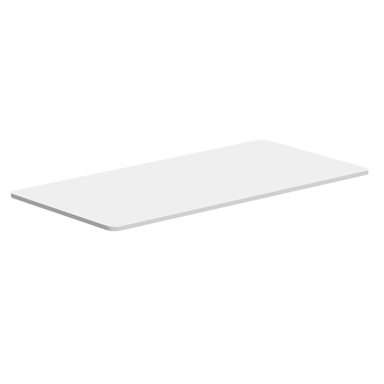 BRATECK TP14070R-WHT - 1400x700mm One-Piece Table Top for M06-23DE-AI Desk Curved-edge EcoFriendly