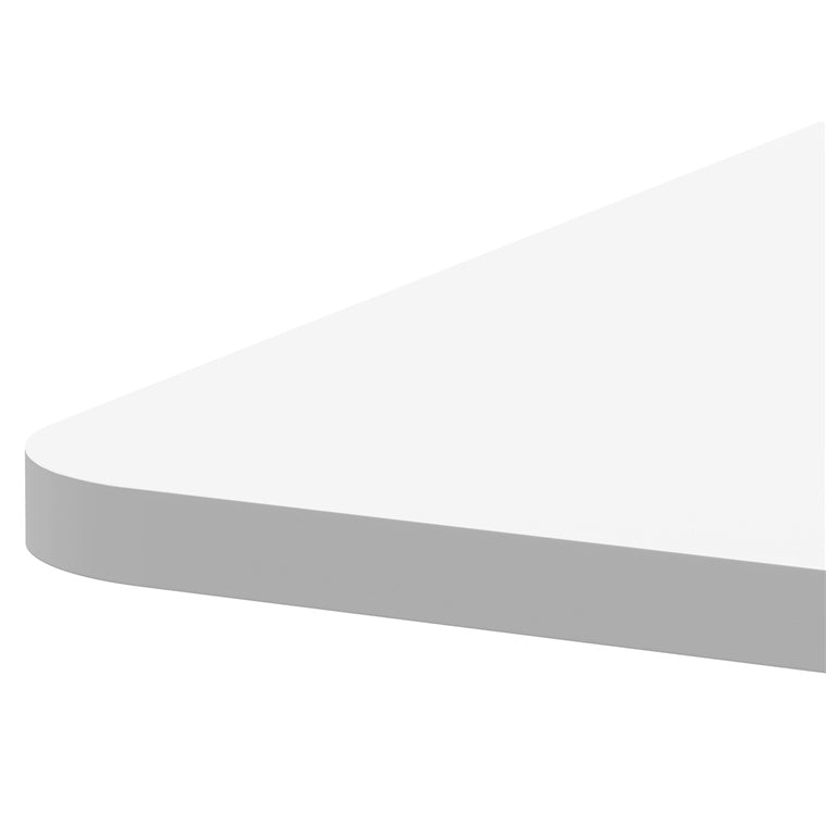 BRATECK TP14070R-WHT - 1400x700mm One-Piece Table Top for M06-23DE-AI Desk Curved-edge EcoFriendly