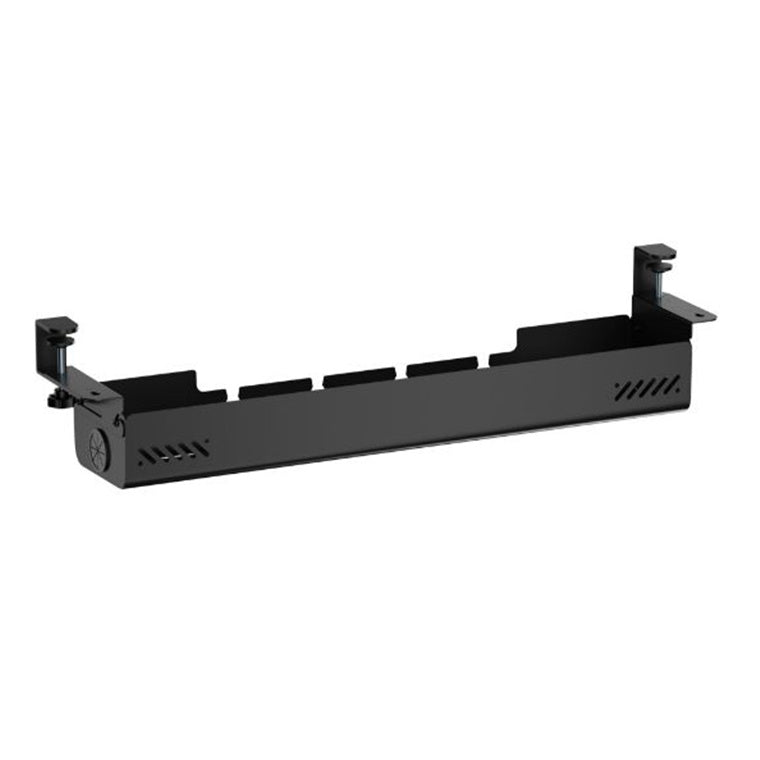 BRATECK CC11-22-2 - Clamp-On Under-Desk Cable Management Tray. Dims: 894×167×190mm
