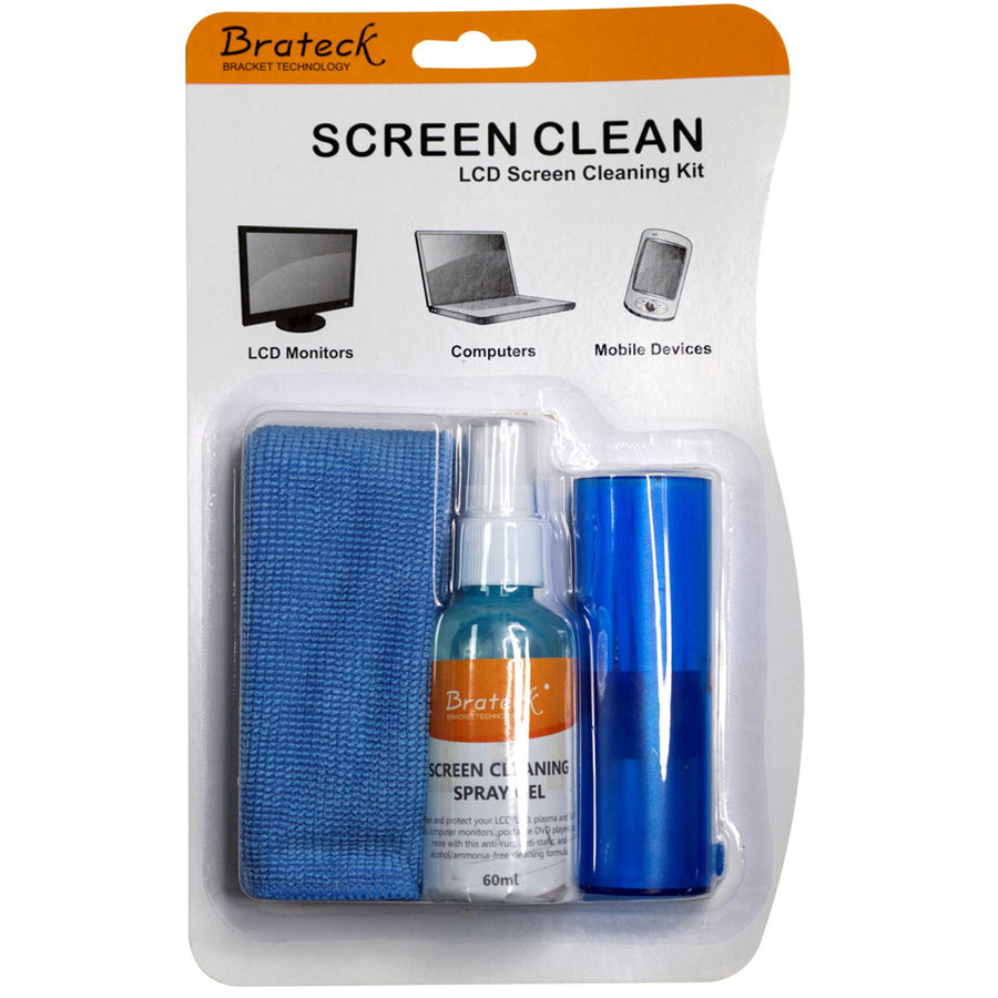 BRATECK CK-SC1 - LCD Cleaning Kit. Include 60ml non-drip cleaning liquid anti-static brush