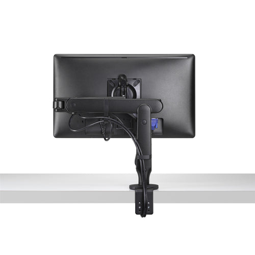 Colebrook Bosson Saunders Ollin Dynamic Single Monitor Arm, - Black - Max Load 9kg - 180°/360° Rotateable capability - VESA 75 & 100mm